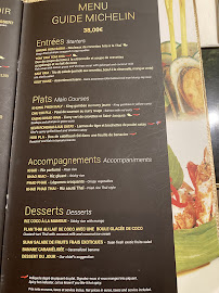 Suan Thaï à Paris menu