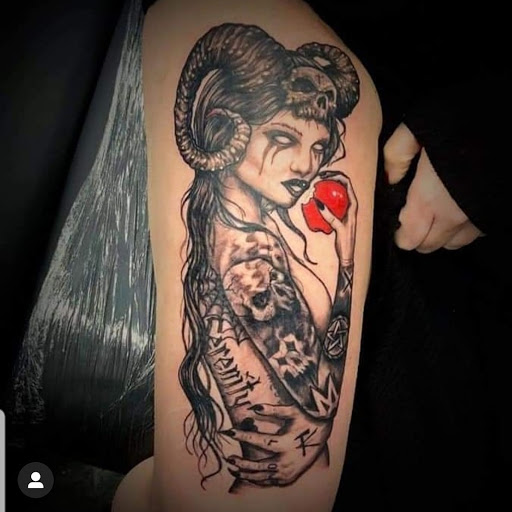Explore forearm wolf tattoo ideas, creative tattoo ideas in Ambler, available at Tattoo GalaxyAmbler Piercing & Custom Tattoos