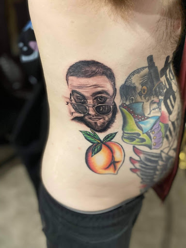 Explore mickey mouse tattoo ideas, creative tattoo ideas in Terre Haute, available at Leviathan Tattoo