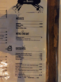 Restaurant Les Barrés à L'Île-d'Yeu menu