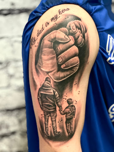 Explore filler tattoo background ideas, creative tattoo ideas in Selbyville, available at Skin Deep Studios