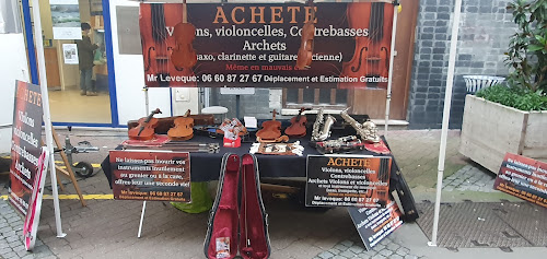 Mr leveque instruments de musique anciens rachète les instruments ancien violon violoncelle archet contrebasse saxophone à Abbeville