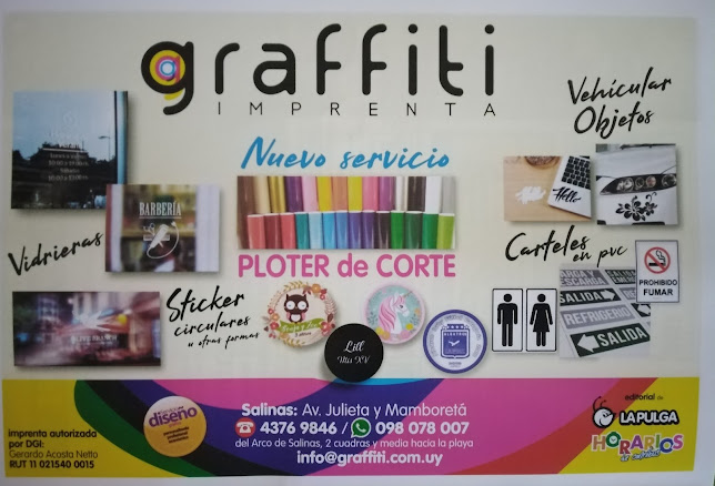Opiniones de Imprenta Graffiti en Canelones - Tienda