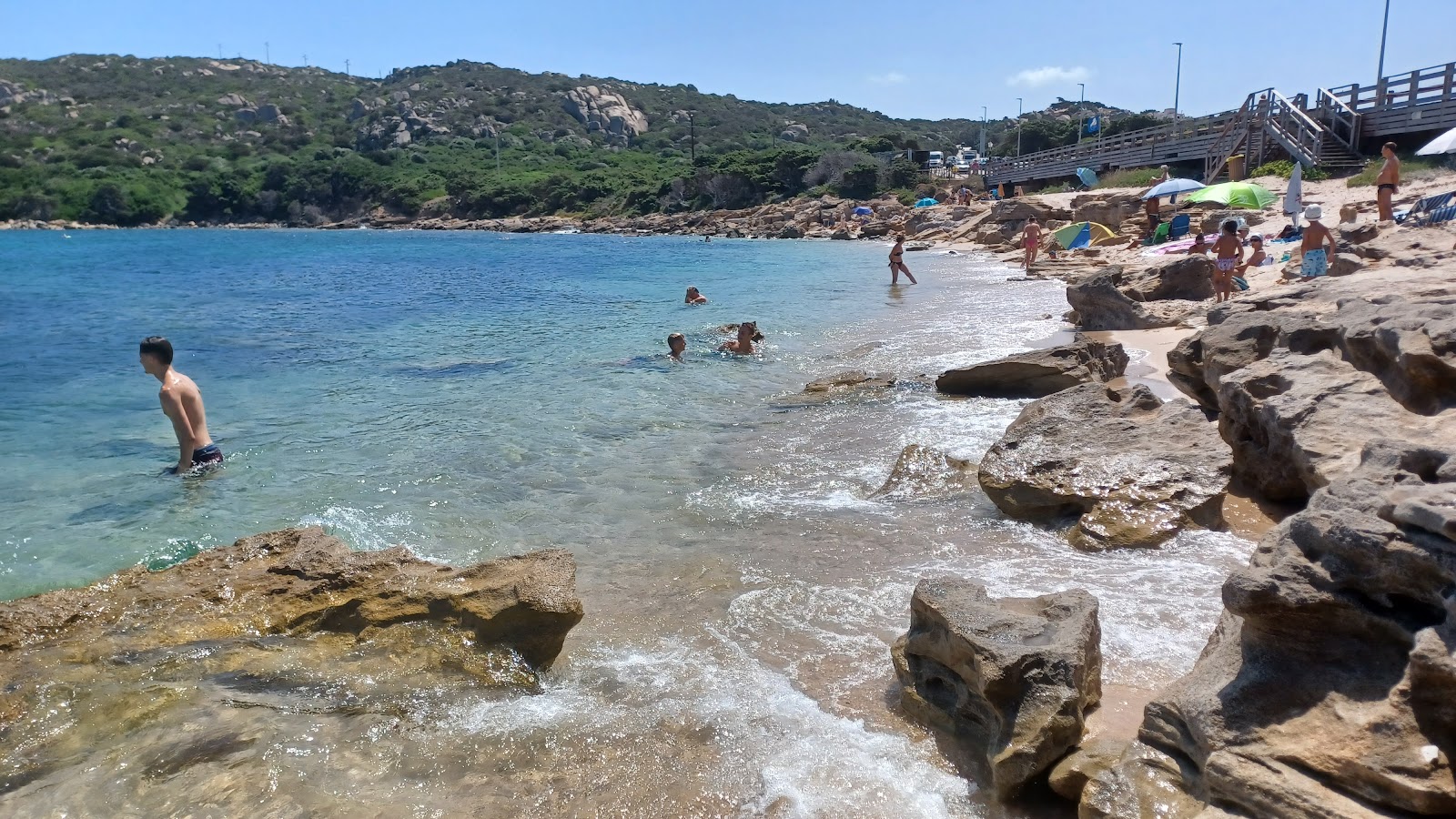 Foto van Spiaggia Rena di Levante met direct strand