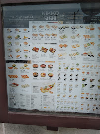 Menu / carte de KIKKO SUSHI à Nantes