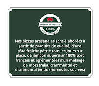 Menu / carte de Le Kiosque à Pizzas à Les Sables-d'Olonne