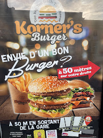 Aliment-réconfort du Restauration rapide Korner’s burger narbonne - n°9