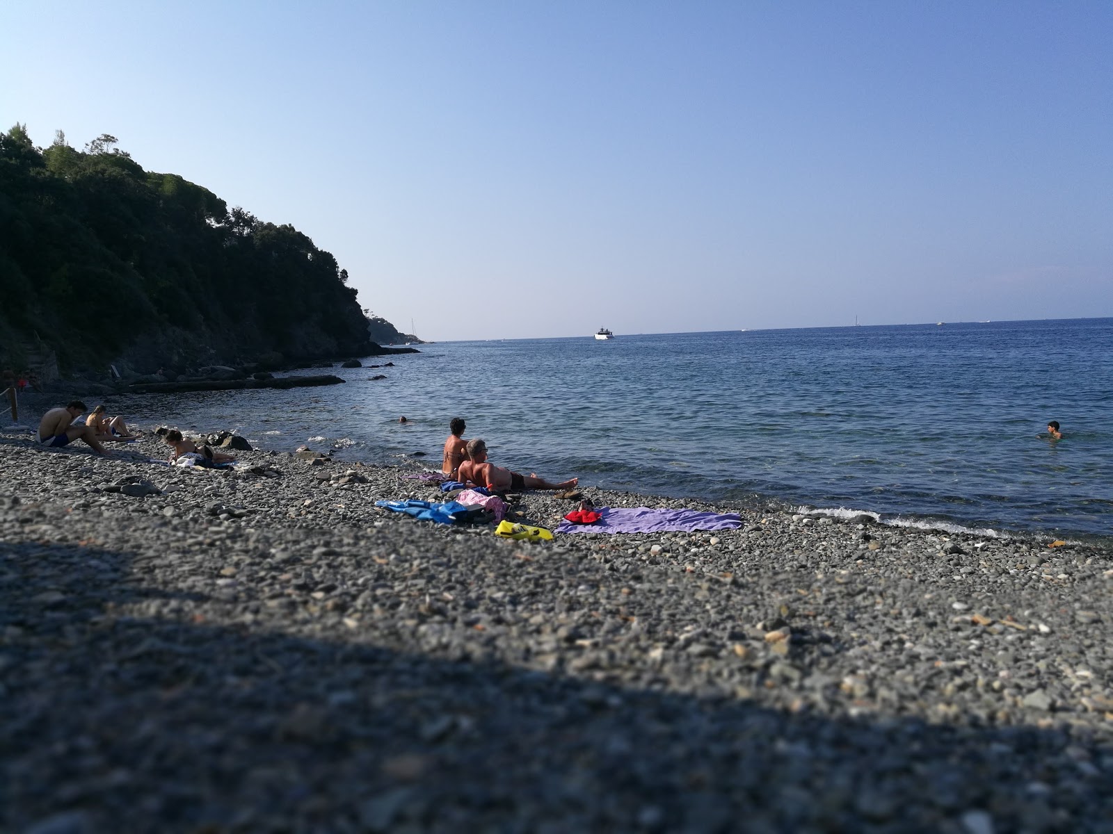 Photo de Spiaggia del Bagno avec un niveau de propreté de partiellement propre