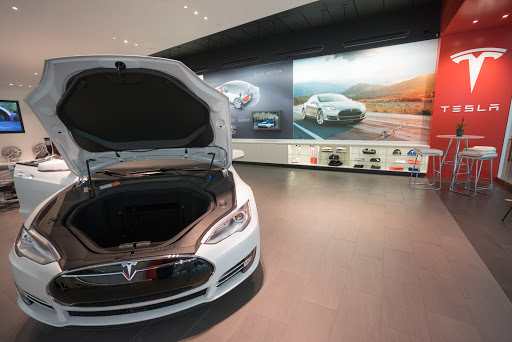 Tesla showroom Stamford