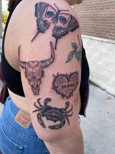 Explore cooking tattoo ideas, creative tattoo ideas in New Braunfels, available at Forsaken Ink