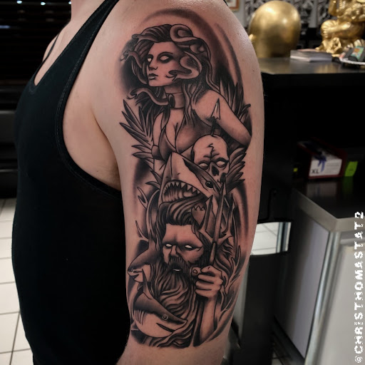 Explore 4 name tattoo ideas, creative tattoo ideas in Sherwood, available at Golden Lotus Tattoo Studio