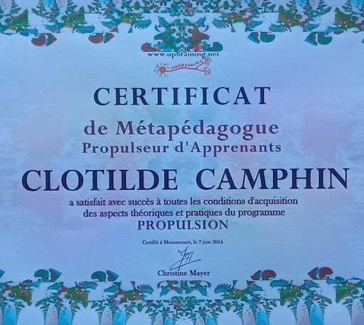 Clotilde Camphin Métapédagogue à Ensisheim, Haut-Rhin