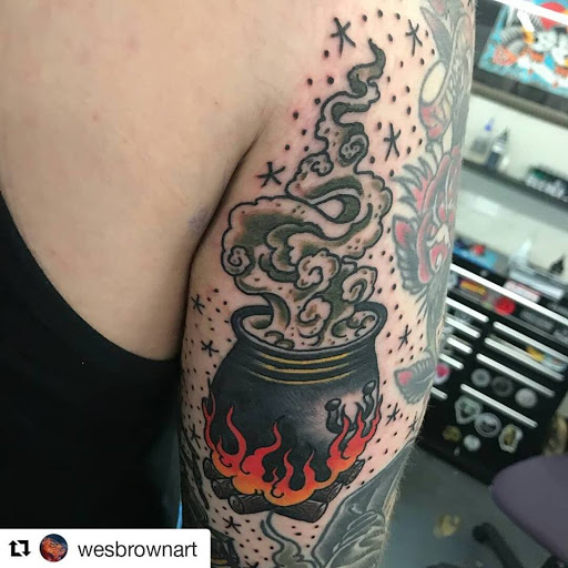 Tattoo Shop «Metropolis Tattoo and Fine Art», reviews and photos, 721 S Elm St Suite 109, Denton, TX 76201, USA