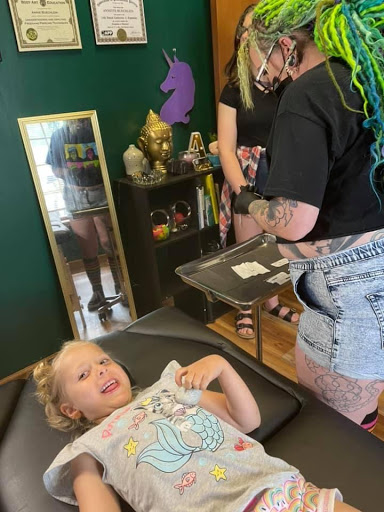 Explore mom of 3 tattoo ideas, creative tattoo ideas in Bloomington, available at Crystal Moon Body Arts