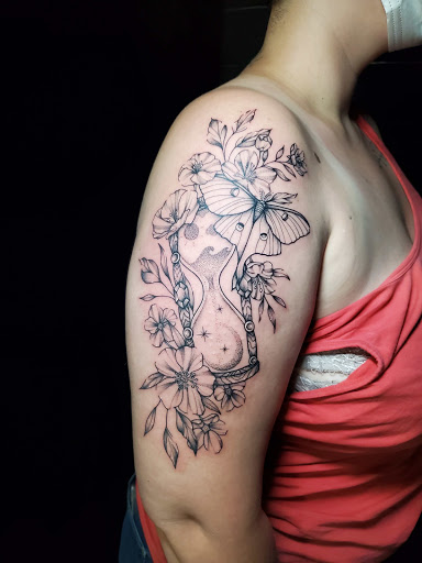 Explore calf tattoo ideas for guys, creative tattoo ideas in Stevens Point, available at International Ink Tattoos
