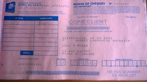 Banque Populaire Rives de Paris à Saint-Chéron