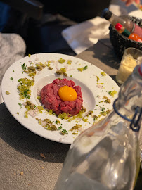 Steak tartare du Restaurant français BISTROT DES GRANDS CRUS à Chablis - n°6