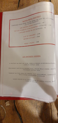 Bistrot 1954 à Plougonvelin menu