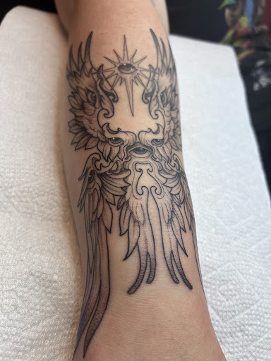 Explore gator tattoo ideas, creative tattoo ideas in Winston Salem, available at Garden of Ink Studio