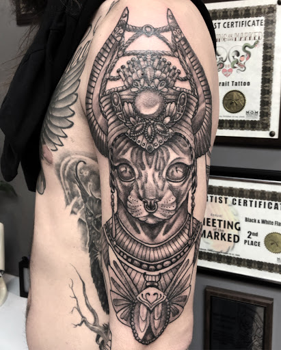 Explore tattoo ideas for leg sleeve, creative tattoo ideas in Clarksburg, available at Art & Soul Studio Of Tattoo