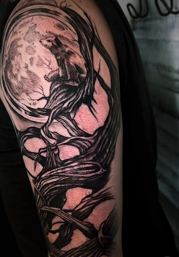 Explore axolotl tattoo ideas, creative tattoo ideas in Modesto, available at Dying Art Tattoo