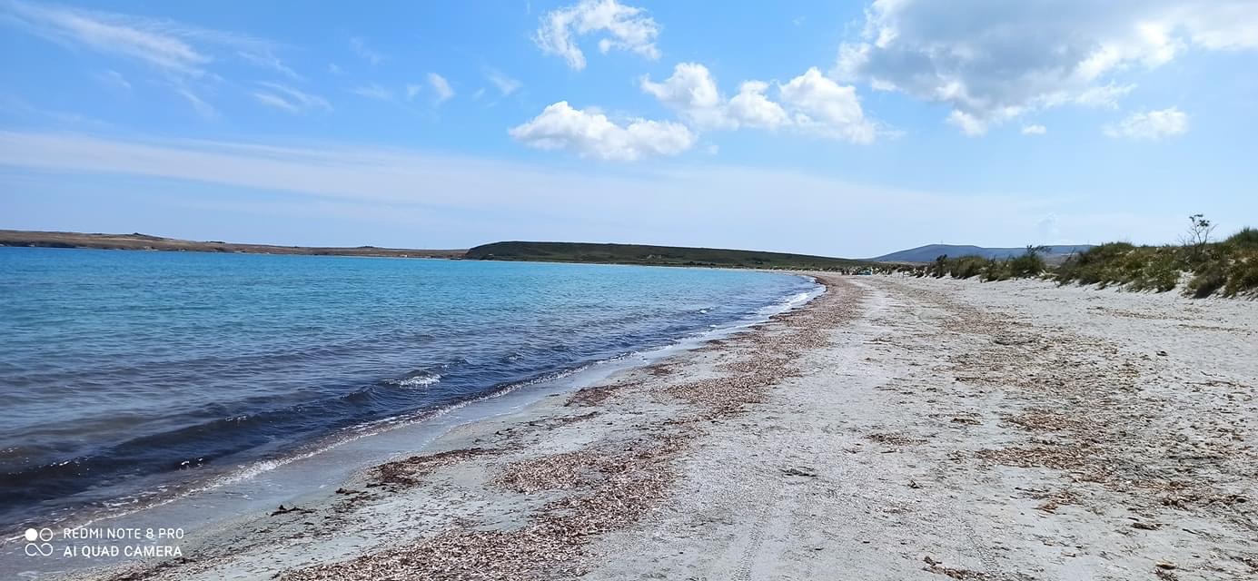 Photo of Paralia Keros with turquoise pure water surface