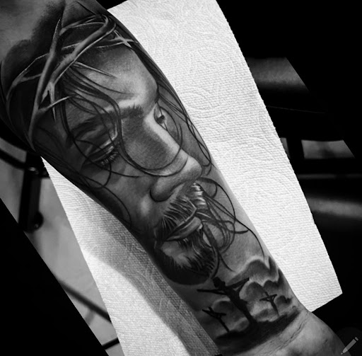 Explore cute monkey tattoo ideas, creative tattoo ideas in Downey, available at Dotta Ink Tattoo & Piercing Parlour
