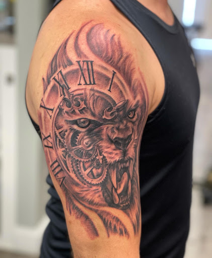 Explore back piece tattoo ideas female, creative tattoo ideas in Harrisburg, available at Capital Tattoo Company