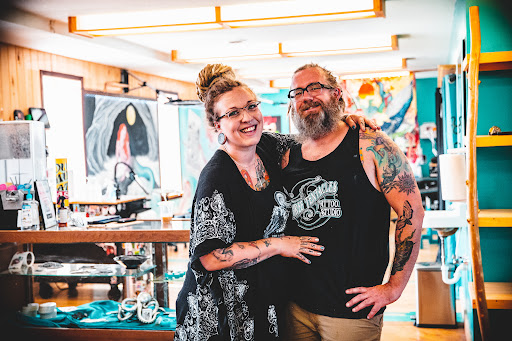 Explore maple leaf tattoo ideas, creative tattoo ideas in Hayward, available at Three Tentacles Tattoo Studio