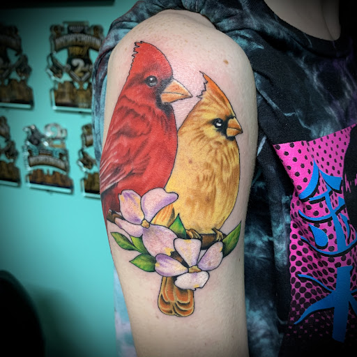 Explore love hurts tattoo ideas, creative tattoo ideas in Wooster, available at Embellish Tattoo Company