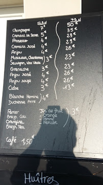 Bar-restaurant à huîtres Les Belles d'Irus à Arradon - menu / carte