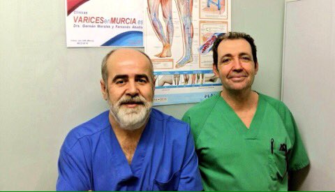 Dr.Germán Morales y Dr.Fernando Abadía - Varices en Murcia - Hosp de Molina