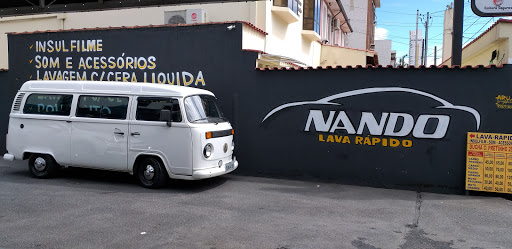 Logo da empresa - Nando Lava Rápido e Insulfilm som e acessórios.