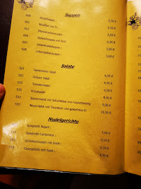 Bavaria à Munich menu