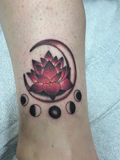 Explore tattoo ideas thigh, creative tattoo ideas in Lockport, available at Tattoo City by Larry Brogan