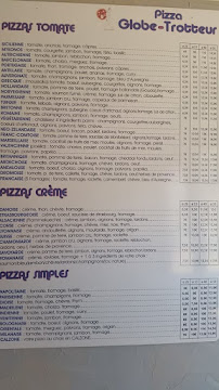Pizzeria Pizza Globe-Trotteur à Livron-sur-Drôme (la carte)
