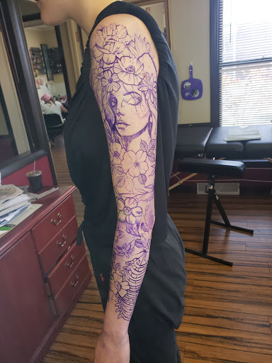 Explore tattoo scar cover up ideas, creative tattoo ideas in Green Bay, available at Skinny Buddha Tattoo