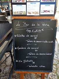 Bar de la Poste à Saint-Émilion menu