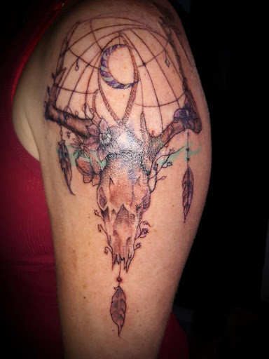 Explore ghost band tattoo ideas, creative tattoo ideas in Arcade, available at 98 South Tattoo and Piercing