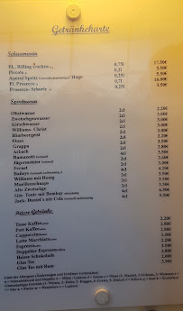 Menu du Clubhaus SV Hoffeld à Stuttgart