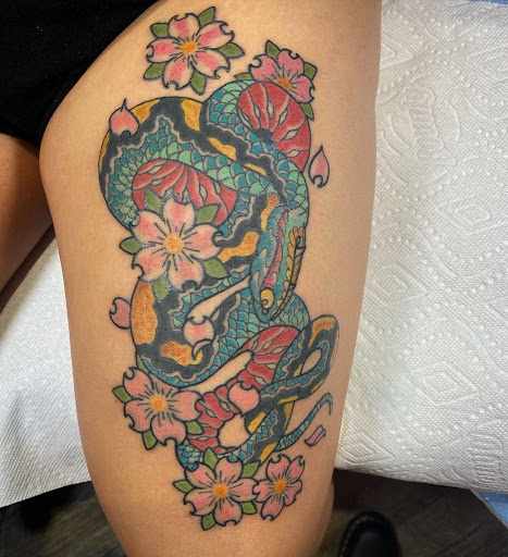 Explore moon phase tattoo ideas, creative tattoo ideas in Jacksonville, available at American Tattoo Society of Jacksonville