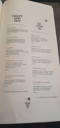 Traubenwirt à Brixen menu