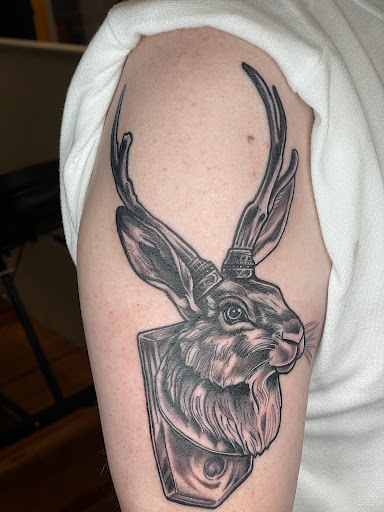 Explore pokemon tattoo ideas, creative tattoo ideas in Chapel Hill, available at Golden Falcon Tattoo and Piercing