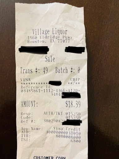 Liquor Store «Village Liquor», reviews and photos, 1560 Eldridge Pkwy, Houston, TX 77077, USA