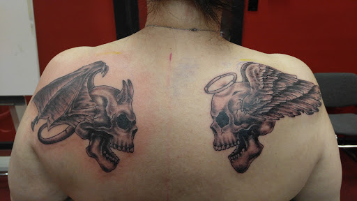 Explore kitty tattoo ideas, creative tattoo ideas in Carlisle, available at Visual Addiction Tattoos