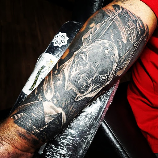 Explore eren yeager tattoo ideas, creative tattoo ideas in Bensalem, available at Philly Joe Tattoo Studio