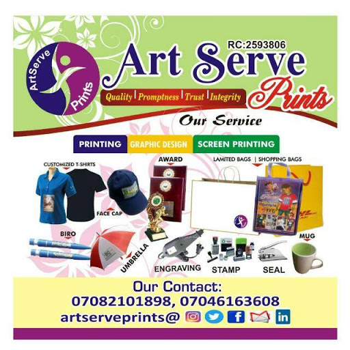 Artserve Prints, 82 Odunfa St, East, Lagos, Nigeria, Publisher, state Lagos