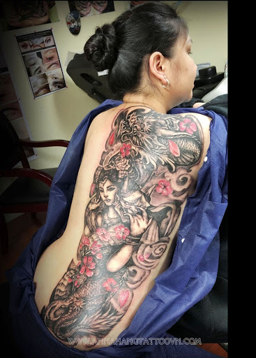 Explore tattoo ideas wife name, creative tattoo ideas in Garden Grove, available at Anna Hang Tattoo