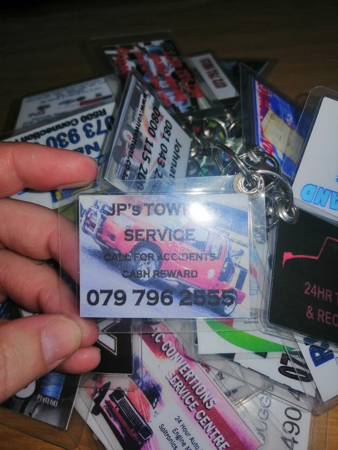 Keyrings and Business Cards