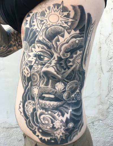Explore one of one tattoo ideas, creative tattoo ideas in Swannanoa, available at Iron Wolves Tattoo